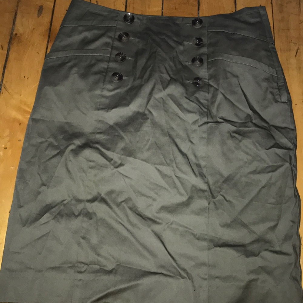 Green skirt